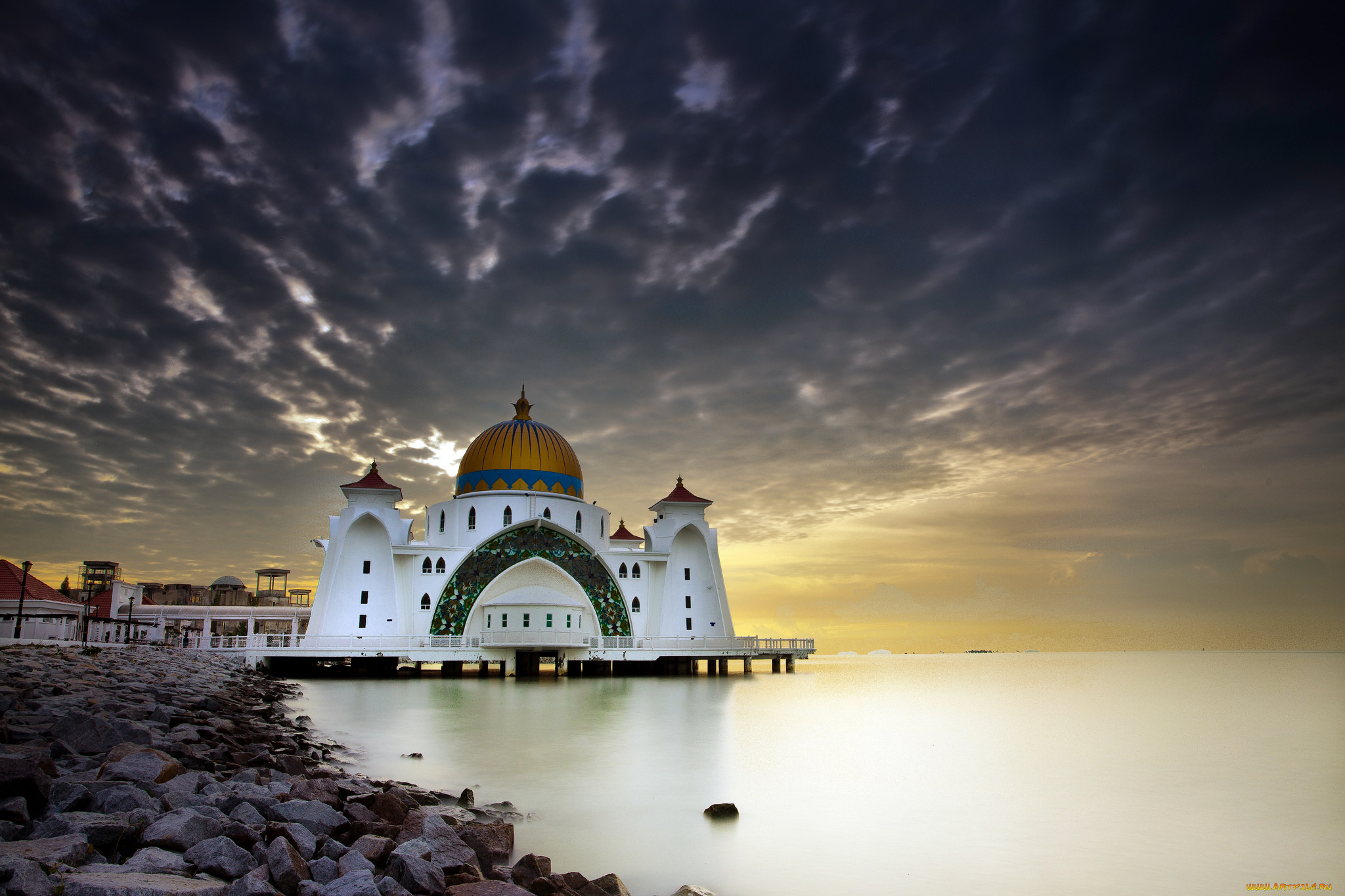 malacca straits mosque, , - ,  , , , , 